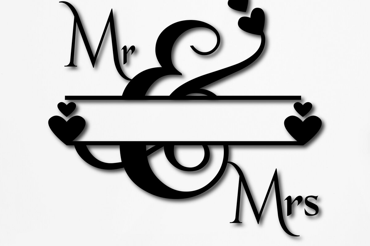 Intra απο ξύλο plywood 3mm-4mm πάχος – Μονόγραμμα γάμου Δίασταση  20x20 cm INTRAFABR-9129225