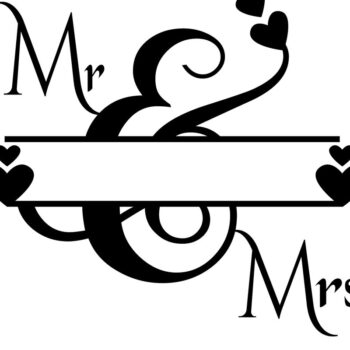 Intra απο ξύλο plywood 3mm-4mm πάχος – Μονόγραμμα γάμου Δίασταση  20x20 cm INTRAFABR-9129225 - Image 3