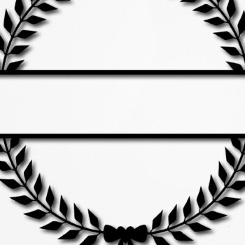 Intra απο ξύλο plywood 3mm-4mm πάχος – Μονόγραμμα Γάμου Floral Δίασταση  20x20 cm INTRAFABR-13356688 - Image 2