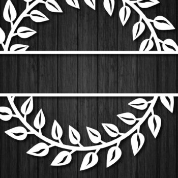 Intra απο ξύλο plywood 3mm-4mm πάχος – Πλαίσιο Μονόγραμμα Γάμου Δίασταση  20x20 cm INTRAFABR-13356691 - Image 1