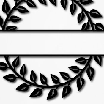 Intra απο ξύλο plywood 3mm-4mm πάχος – Πλαίσιο Μονόγραμμα Γάμου Δίασταση  20x20 cm INTRAFABR-13356691 - Image 2