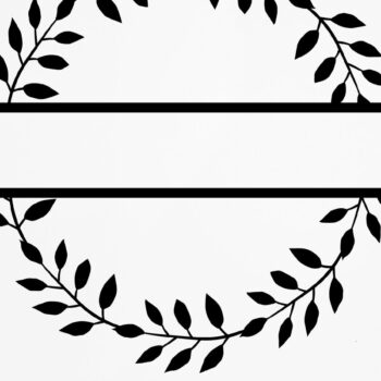 Intra απο ξύλο plywood 3mm-4mm πάχος – Μονόγραμμα Γάμου Δίασταση  20x20 cm INTRAFABR-13354317 - Image 3