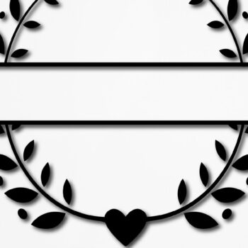 Intra απο ξύλο plywood 3mm-4mm πάχος – Μονόγραμμα Γάμου Δίασταση 20x20 cm INTRAFABR-13355123 - Image 1