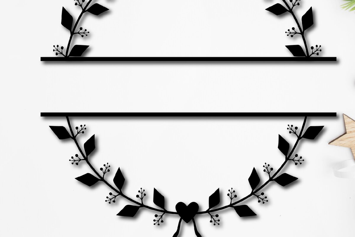 Intra απο ξύλο plywood 3mm-4mm πάχος – Μονόγραμμα Γάμου Κορνίζα Στεφάνι Δίασταση  20x20 cm INTRAFABR-13355604