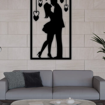 Intra απο ξύλο plywood 3mm-4mm πάχος – Κρεμάστρα τοίχου πάνελ γάμου, Τέχνη τοίχου Δίασταση  40x30 cm INTRAFABR-68236948 - Image 4