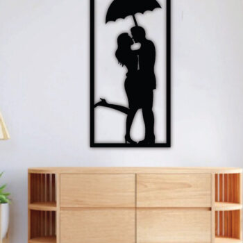 Intra απο ξύλο plywood 3mm-4mm πάχος – Κρεμάστρα τοίχου πάνελ γάμου, Τέχνη τοίχου Δίασταση  40x30 cm INTRAFABR-68236739 - Image 2