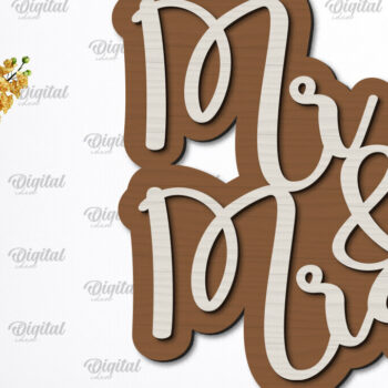 Intra απο ξύλο plywood 3mm-4mm πάχος – Φράσεις Γάμου Δέσμη κοπής με λέιζερ Δίασταση  20x20 cm INTRAFABR-99933889 - Image 4