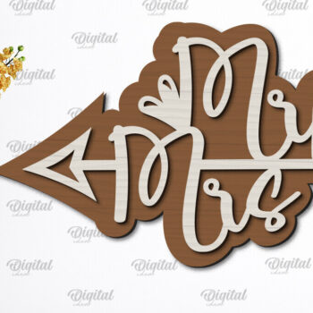 Intra απο ξύλο plywood 3mm-4mm πάχος – Φράσεις Γάμου Δέσμη κοπής με λέιζερ Δίασταση  20x20 cm INTRAFABR-99933889 - Image 6