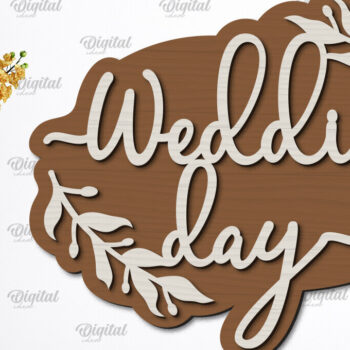 Intra απο ξύλο plywood 3mm-4mm πάχος – Φράσεις Γάμου Δέσμη κοπής με λέιζερ Δίασταση  20x20 cm INTRAFABR-99933889 - Image 8