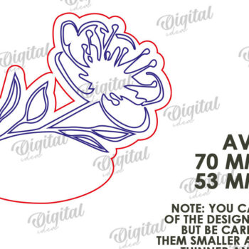 Intra απο ξύλο plywood 3mm-4mm πάχος –  κοπής με λέιζερ κάρτα γάμου Δίασταση  20x20 cm INTRAFABR-118206846 - Image 2