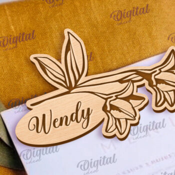 Intra απο ξύλο plywood 3mm-4mm πάχος – Κάρτες γάμου Πακέτο κοπής με λέιζερ Δίασταση  20x20 cm INTRAFABR-118208921 - Image 3