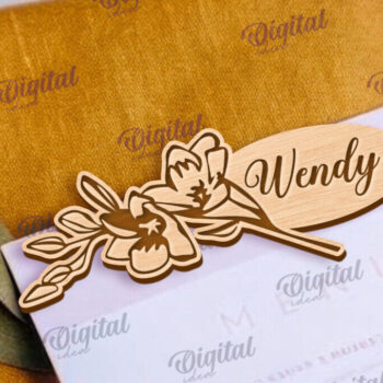 Intra απο ξύλο plywood 3mm-4mm πάχος – Κάρτες γάμου Πακέτο κοπής με λέιζερ Δίασταση  20x20 cm INTRAFABR-118208921 - Image 5