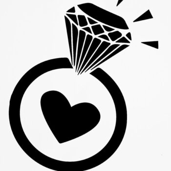 Intra απο ξύλο plywood 3mm-4mm πάχος – Βέρα γάμου Clipart Δίασταση  20x20 cm INTRAFABR-13491203 - Image 2