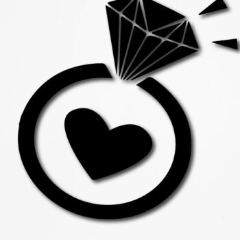 Intra απο ξύλο plywood 3mm-4mm πάχος – Βέρα γάμου Clipart Δίασταση 20x20 cm INTRAFABR-13491181 - Image 1