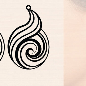 Intra απο ξύλο plywood 3mm-4mm πάχος – Γαμήλια Ξύλινα Σκουλαρίκια Δίασταση  5x5 cm INTRAFABR-118708393 - Image 1