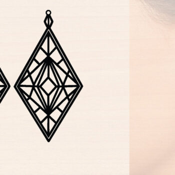 Intra απο ξύλο plywood 3mm-4mm πάχος – Γαμήλια Ξύλινα Σκουλαρίκια Δίασταση  5x5 cm INTRAFABR-118708040 - Image 1