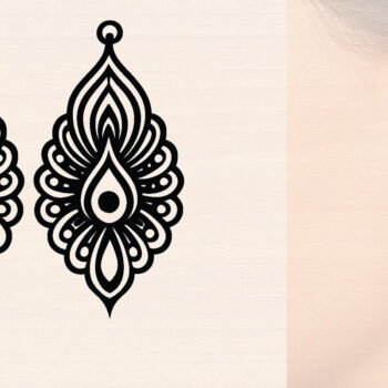 Intra απο ξύλο plywood 3mm-4mm πάχος – Γαμήλια Ξύλινα Σκουλαρίκια Δίασταση  5x5 cm INTRAFABR-118707673 - Image 1