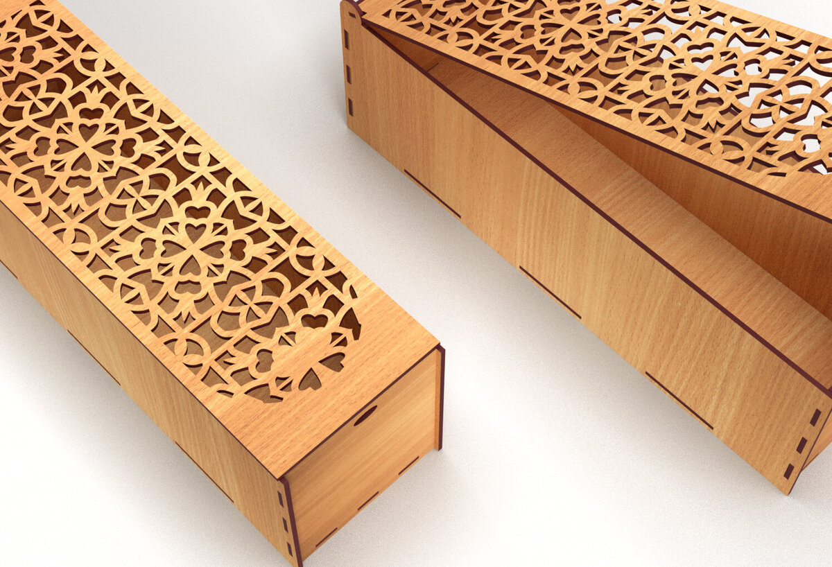 Intra απο ξύλο plywood 3mm-4mm πάχος – Ξύλινο κουτί δώρου γάμου Κοπή λέιζερ 08 Δίασταση  20x20 cm INTRAFABR-83367778