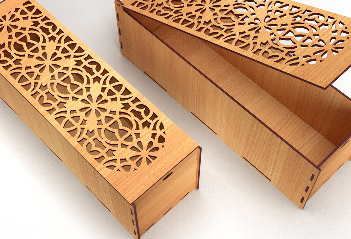 Intra απο ξύλο plywood 3mm-4mm πάχος – Ξύλινο κουτί δώρου γάμου Κοπή λέιζερ 11 Δίασταση  20x20 cm INTRAFABR-83367839