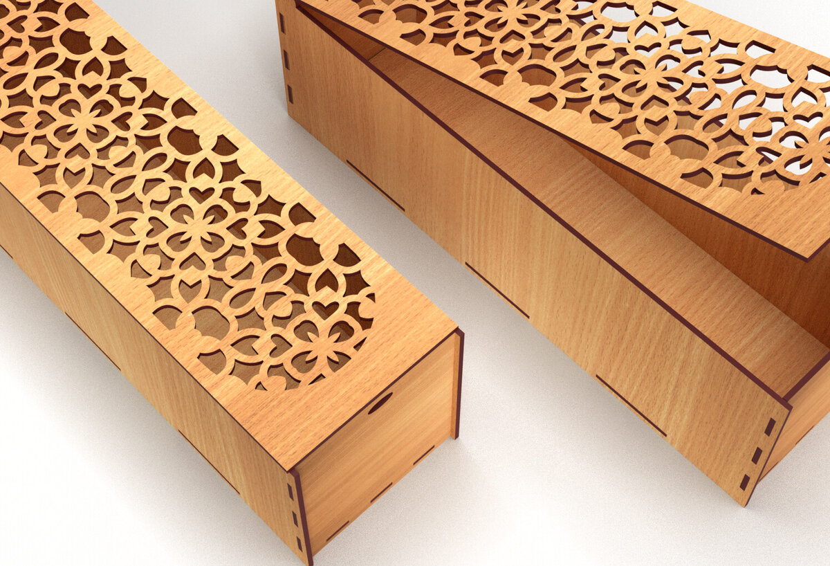 Intra απο ξύλο plywood 3mm-4mm πάχος – Ξύλινο κουτί δώρου γάμου Κοπή λέιζερ 13 Δίασταση  20x20 cm INTRAFABR-83367906