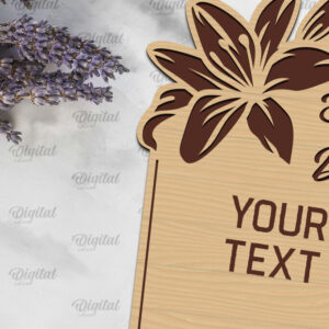 Intra απο ξύλο plywood 3mm-4mm πάχος – Ξύλινο Προσκλητήριο Γάμου Δίασταση  20x20 cm INTRAFABR-98459893