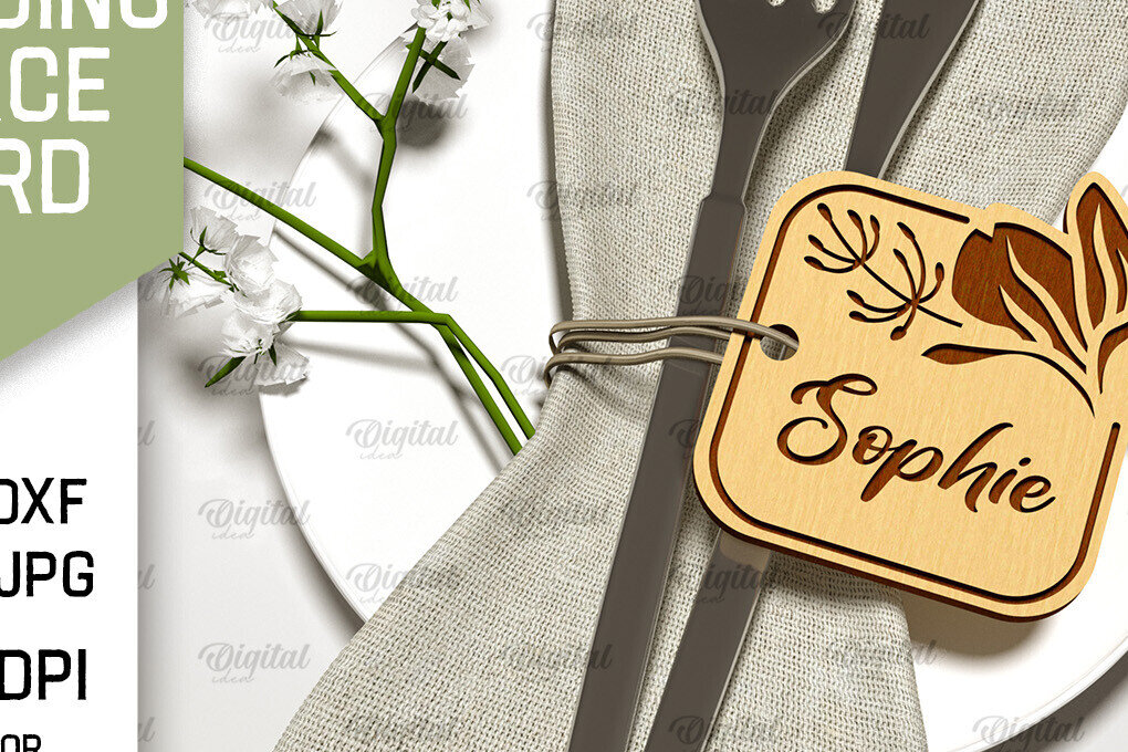 Intra απο ξύλο plywood 3mm-4mm πάχος – Κάρτα Γάμου Ξύλινη Θέση Δίασταση  20x20 cm INTRAFABR-100494785