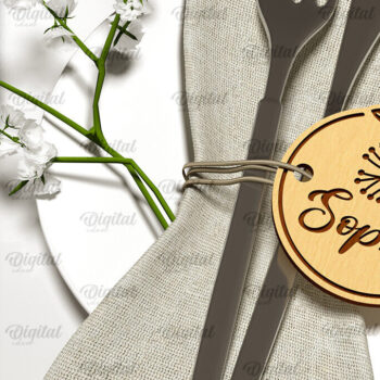 Intra απο ξύλο plywood 3mm-4mm πάχος – Κάρτα Γάμου Ξύλινη Θέση Δίασταση  20x20 cm INTRAFABR-100494806 - Image 1