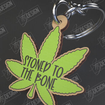 Intra απο ξύλο plywood 3mm-4mm πάχος – Μπρελόκ Weed Bundle |Cannabis Δίασταση  5x5 cm INTRAFABR-102119694 - Image 6