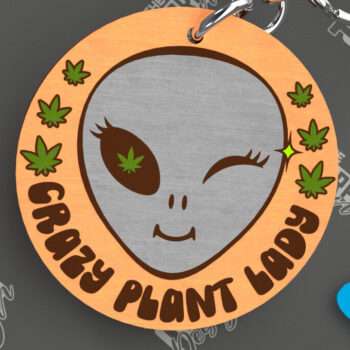 Intra απο ξύλο plywood 3mm-4mm πάχος – Πακέτο κοπής λέιζερ με μπρελόκ Weed | Αρχείο CNC Δίασταση  5x5 cm INTRAFABR-103793972 - Image 8