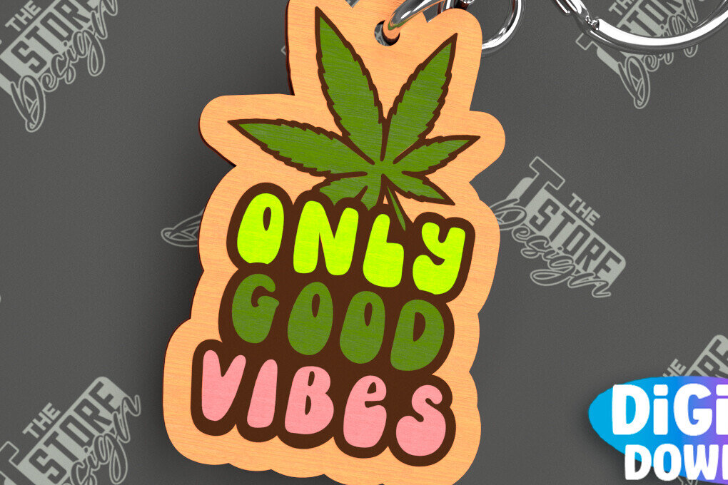 Intra απο ξύλο plywood 3mm-4mm πάχος – Μπρελόκ ζιζανίων | Μπρελόκ με φύλλα ζιζανίων | CNC Δίασταση  5x5 cm INTRAFABR-103793653