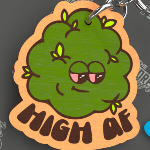 Intra απο ξύλο plywood 3mm-4mm πάχος – Μπρελόκ ζιζανίων | Μπρελόκ με φύλλα ζιζανίων | CNC Δίασταση  5x5 cm INTRAFABR-103793659