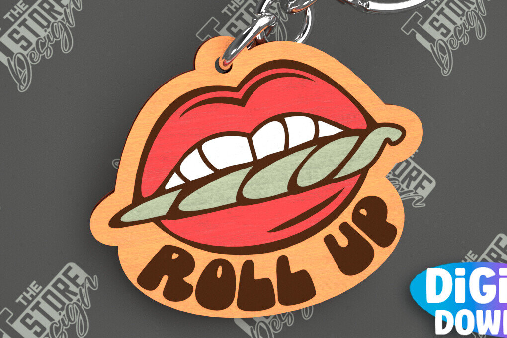 Intra απο ξύλο plywood 3mm-4mm πάχος – Μπρελόκ ζιζανίων | Μπρελόκ με φύλλα ζιζανίων | CNC Δίασταση  5x5 cm INTRAFABR-103793645