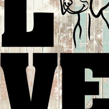 Intra απο ξύλο plywood 3mm-4mm πάχος – Weimaraner Design Δίασταση  40x30 cm INTRAFABR-105330950 - Image 2