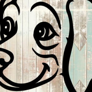 Intra απο ξύλο plywood 3mm-4mm πάχος – Weimaraner Design Δίασταση  40x30 cm INTRAFABR-105330618