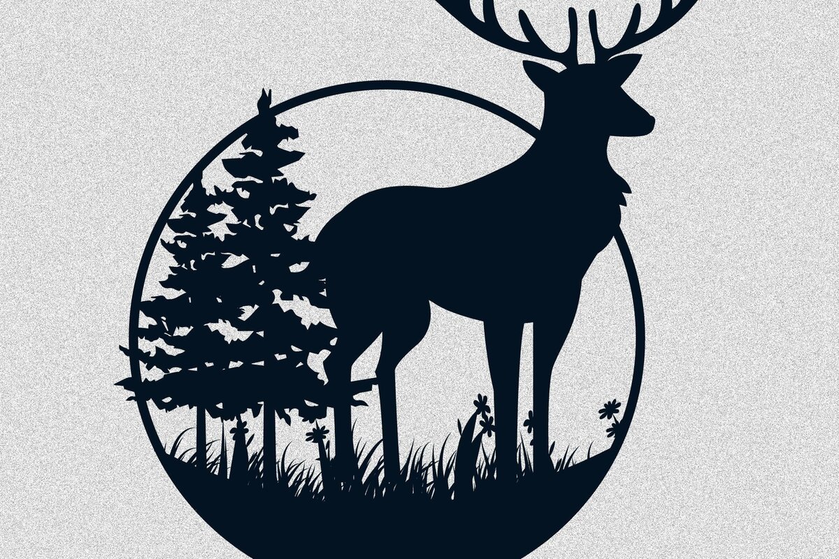 Intra απο ξύλο plywood 3mm-4mm πάχος – Welcome Deer Sing Tree Δίασταση  20x20 cm INTRAFABR-33560857