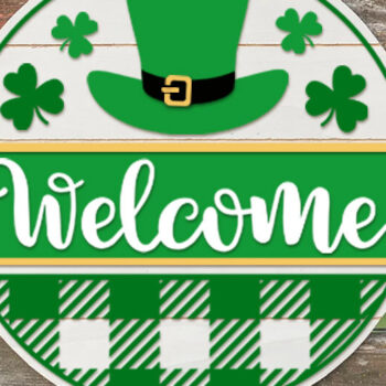 Intra απο ξύλο plywood 3mm-4mm πάχος – Κρεμάστρα πόρτας καλωσορίσματος Στρογγυλή πινακίδα Δίασταση  20x20 cm INTRAFABR-60315675 - Image 1