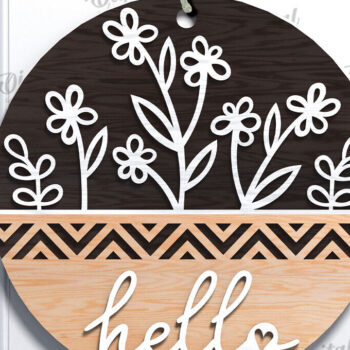 Intra απο ξύλο plywood 3mm-4mm πάχος – Πακέτο κοπής λέιζερ επιγραφών υποδοχής πόρτας Δίασταση 20x20 cm INTRAFABR-112148749 - Image 6