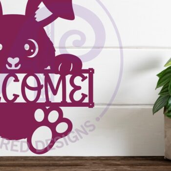 Intra απο ξύλο plywood 3mm-4mm πάχος – Καλώς ορίσατε Πασχαλινή επιγραφή τοίχου, Αρχείο Δίασταση  40x30 cm INTRAFABR-116859628 - Image 3