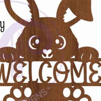 Intra απο ξύλο plywood 3mm-4mm πάχος – Καλώς ορίσατε Πασχαλινή επιγραφή τοίχου, Αρχείο Δίασταση  40x30 cm INTRAFABR-116859628 - Image 4