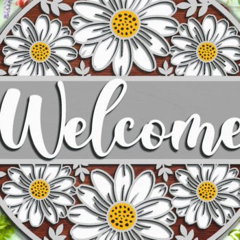 Intra απο ξύλο plywood 3mm-4mm πάχος – Υποδοχή μοτίβου λουλουδιών - Break Jhon Δίασταση  20x20 cm INTRAFABR-94976932 - Image 1