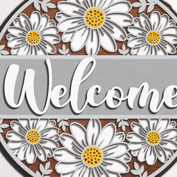 Intra απο ξύλο plywood 3mm-4mm πάχος – Υποδοχή μοτίβου λουλουδιών - Break Jhon Δίασταση  20x20 cm INTRAFABR-94976932 - Image 3