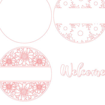 Intra απο ξύλο plywood 3mm-4mm πάχος – Υποδοχή μοτίβου λουλουδιών - Break Jhon Δίασταση  20x20 cm INTRAFABR-94976932 - Image 4