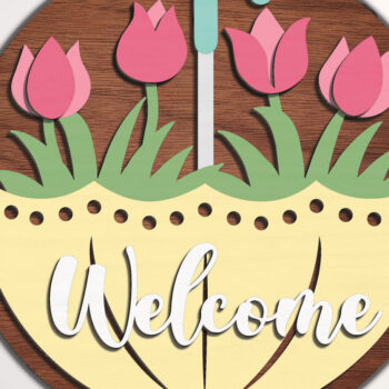 Intra απο ξύλο plywood 3mm-4mm πάχος – Υποδοχή μοτίβου λουλουδιών - Break Jhon Δίασταση  20x20 cm INTRAFABR-94976832 - Image 2