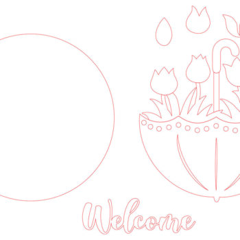 Intra απο ξύλο plywood 3mm-4mm πάχος – Υποδοχή μοτίβου λουλουδιών - Break Jhon Δίασταση  20x20 cm INTRAFABR-94976832 - Image 4