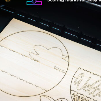 Intra απο ξύλο plywood 3mm-4mm πάχος – Welcome Goose Door Hanger, Laser Δίασταση 20x20 cm INTRAFABR-119837327 - Image 4