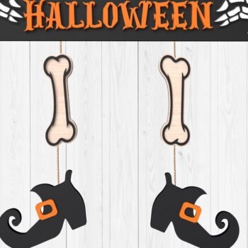 Intra απο ξύλο plywood 3mm-4mm πάχος – Καλώς ορίσατε Halloween Bundle Cut Laser Δίασταση  20x20 cm INTRAFABR-106047187 - Image 8