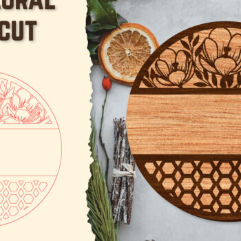 Intra απο ξύλο plywood 3mm-4mm πάχος – Ξύλινη επιγραφή καλωσορίσματος με λέιζερ Δίασταση  20x20 cm INTRAFABR-123513700 - Image 1