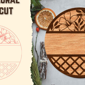 Intra απο ξύλο plywood 3mm-4mm πάχος – Ξύλινη επιγραφή καλωσορίσματος με λέιζερ Δίασταση  20x20 cm INTRAFABR-123513718