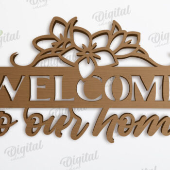 Intra απο ξύλο plywood 3mm-4mm πάχος – Πακέτο κοπής με λέιζερ καλωσορίσματος Home Signs Δίασταση  40x30 cm INTRAFABR-119261719 - Image 12