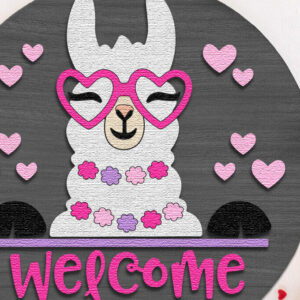 Intra απο ξύλο plywood 3mm-4mm πάχος – Καλώς ήρθατε Love, Ζώδιο της Ημέρας του Αγίου Βαλεντίνου Δίασταση  20x20 cm INTRAFABR-112281627